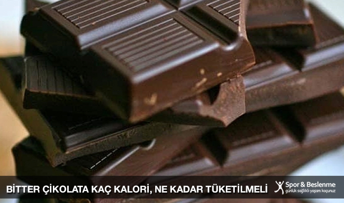 bitter çikolata kaç kalori, ne kadar tüketilmeli
