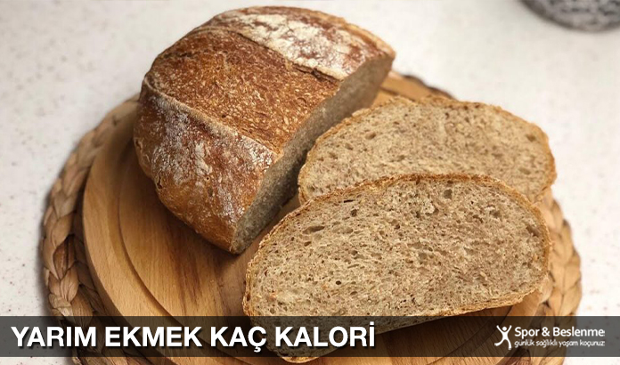 yarım ekmek kaç kalori